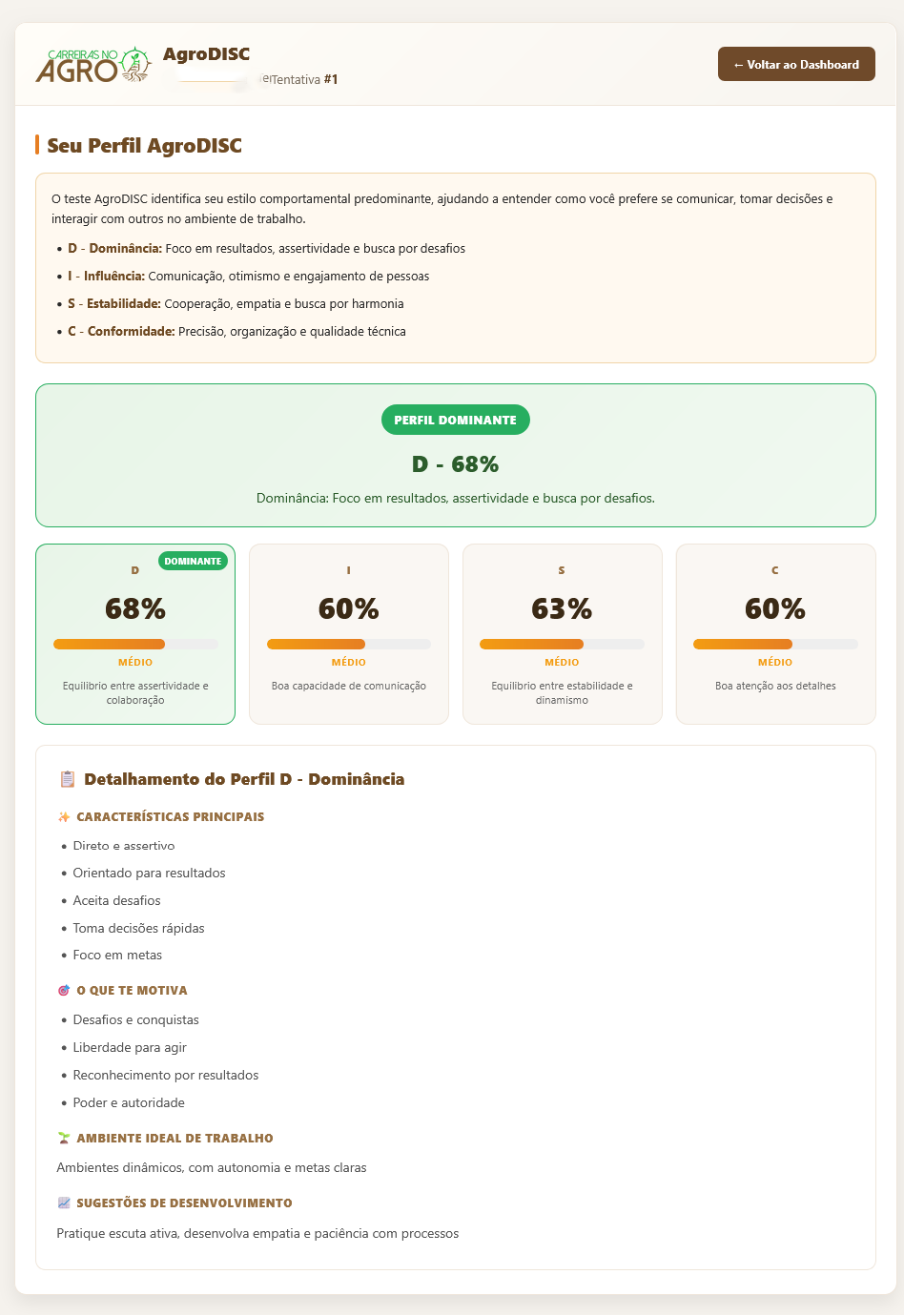 Teste AgroDISC